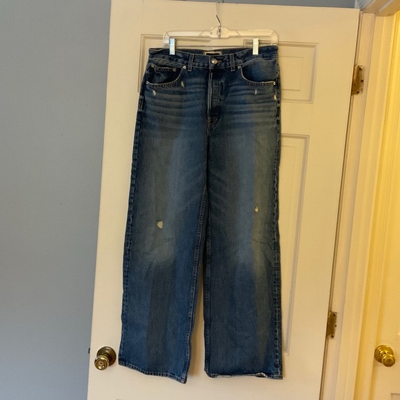 NEW Madewell The Low-Slung Baggy Jean Robertson Wash Rigid Size 28 NWOT - Picture 5 of 14